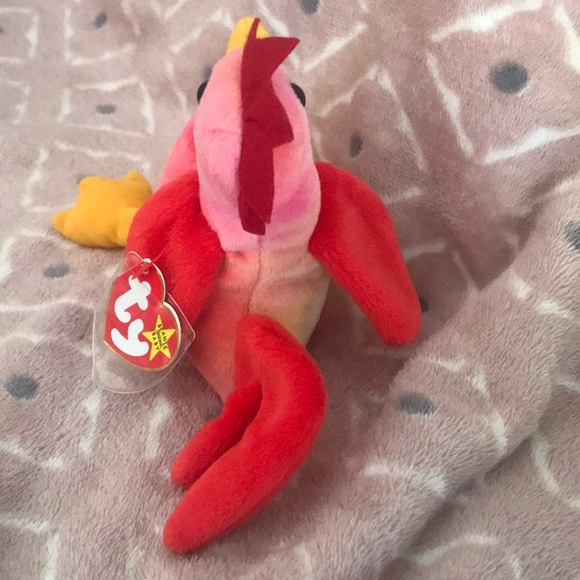 1996 Retired Original Ty Beanie Strut the chicken - Picture 3 of 5